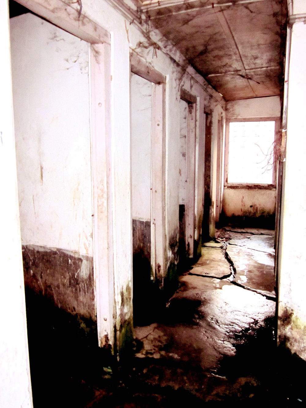 The present state of the academy’s restrooms. (Morung Photo)