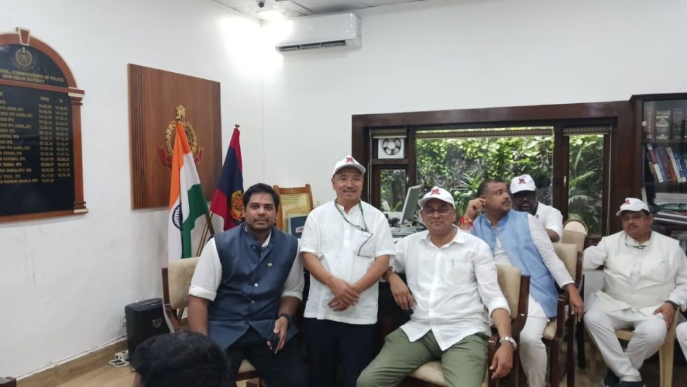 MP and President of NPCC, S Supongmeren Jamir, in New Delhi.