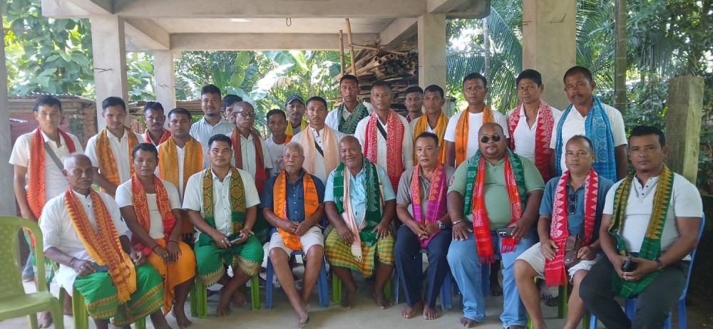 Bodo delegates from BTAD gathered for Bathou meet in at Kechakhaiti Than in Kushiabill Village hosted by the local Mech (Bodo) Kachari community.