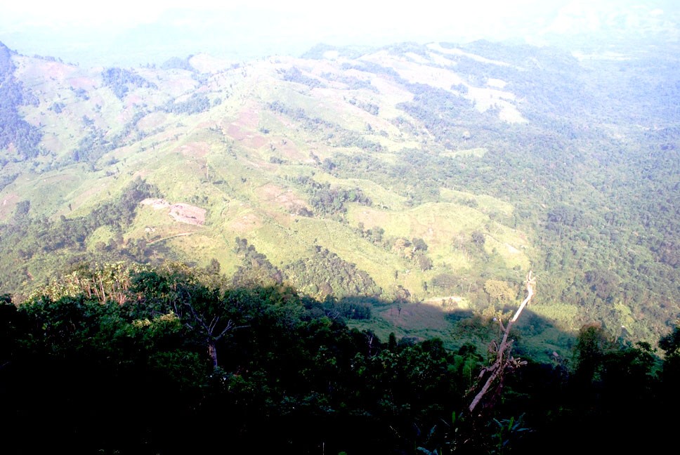 A view of the Tizit valley which was suggested during the DPDB meeting to shift Wangla village in the plain areas of Tizit for easy construction of roads. (Photo/Emilo Khuvung)
