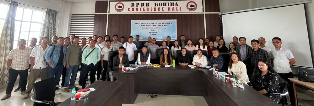 2nd Phase FY 2025-26 Social Audit District level Public Hearing under MGNREGS (implemented during FY 2023-24) was held at DPDB conference hall, Kohima on August 20.