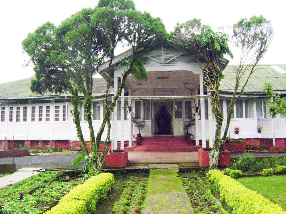 A view of the Deputy Commissioner’s bungalow in Mokokchung. Built in the 19th century the bungalow is one of the finest architectural remains of the colonial era in Nagaland.