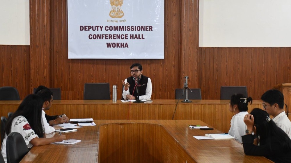 Preparatory meeting held for upcoming Banana Festival in Wokha on August 8. (DIPR Photo)