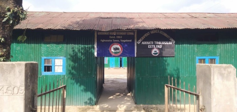 Government Higher Secondary School Aghunato, established in 1963, currently facing an acute shortage of teachers as highlighted by the Eastern Sumi Students’ Union.