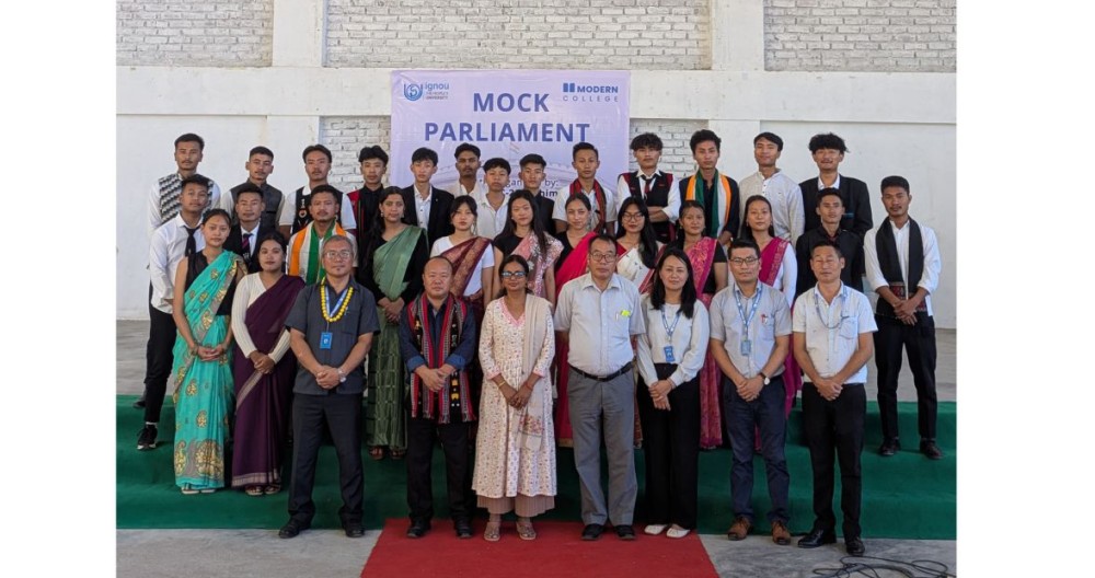 Modern College, in collaboration with the IGNOU Regional Centre organised programme on “IGNOU Orientation & Mock Parliament” at the college campus on September 26.