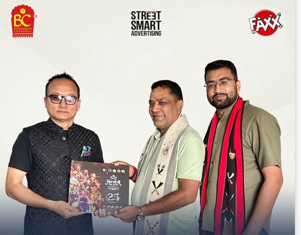 Theja Meru with Street Smart Advertising officials