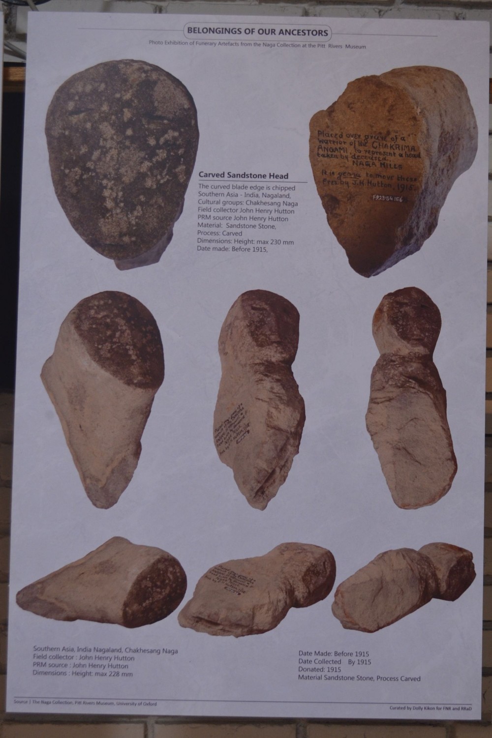 ‘Belongings of our Ancestors’: Photo Exhibition of Funerary Artefacts from the Naga Collection at the Pitt Rivers Museum. (Morung Photo)