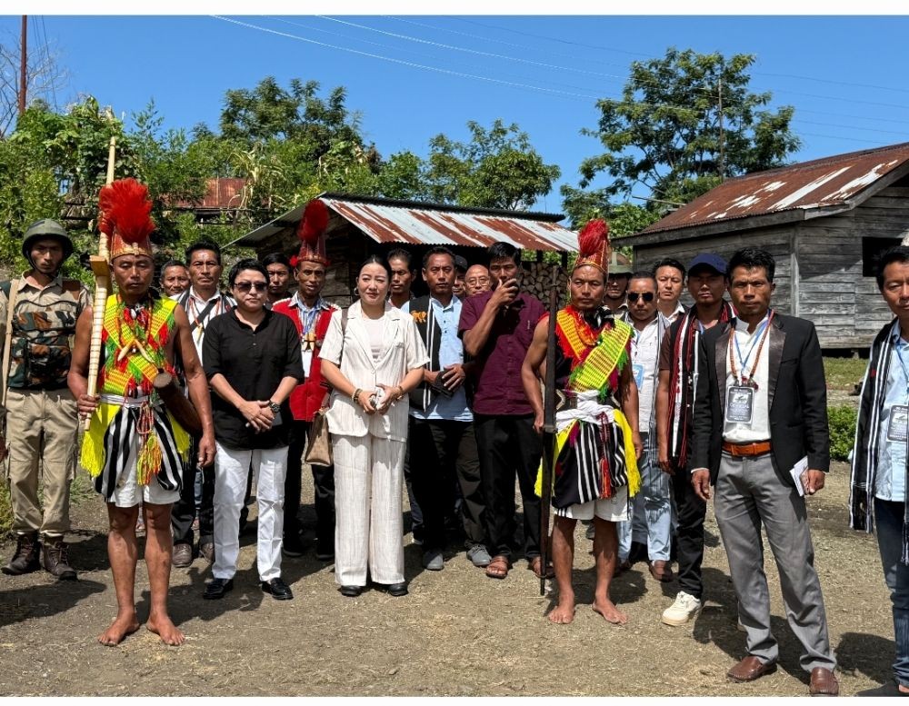 Tafi Snock Phoji and others during 60th session of Reguri village Yishi on September 30.