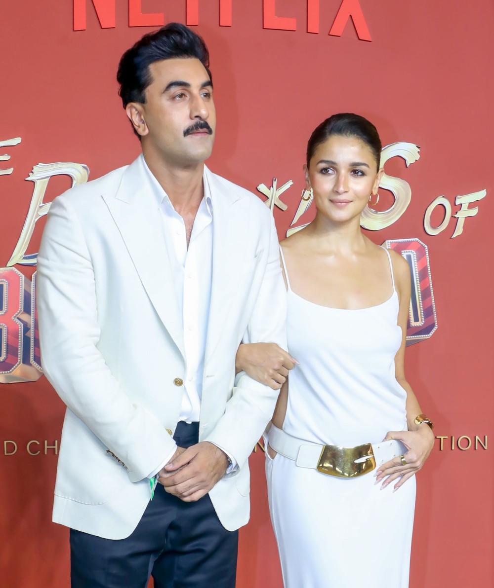 Mumbai: Actors and couple Ranbir Kapoor and Alia Bhatt attend the premiere of the streaming show ‘The Ba***ds of Bollywood’ in Mumbai on Wednesday, September 17, 2025. (Photo: IANS)