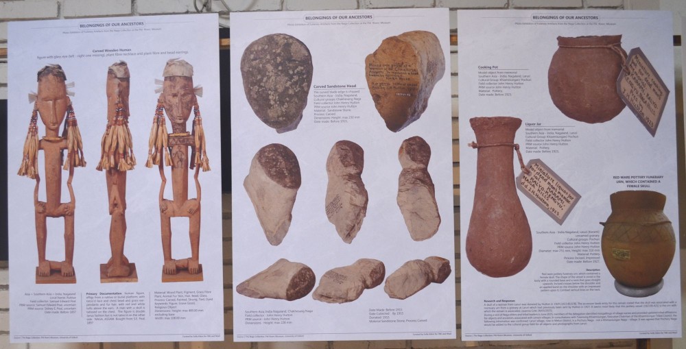 ‘Belongings of our Ancestors’: Photo Exhibition of Funerary Artefacts from the Naga Collection at the Pitt Rivers Museum. Curated by Naga anthropologist, Dr Dolly Kikon “Belongings of our Ancestors” exhibition was put up by the Forum for Naga Reconciliation (FNR) and Restore, Recover and Decolonise (RRaD) for the September Dialogue held on September 6 in Dimapur, Nagaland. (Morung File Photo)