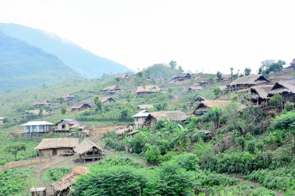 A Khiamniungan Naga village in Myanmar (Morung Photo)