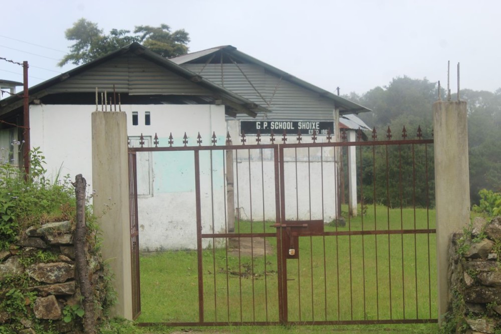 A picture of Government Middle School at Sukhalu Village under Zunheboto. (Morung Photo)