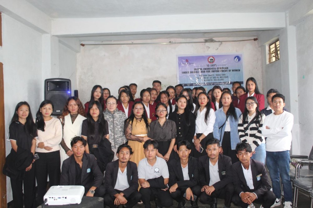 A special awareness campaign under the Sankalp: Hub for Empowerment of Women initiative was held at Zunheboto on September 11.