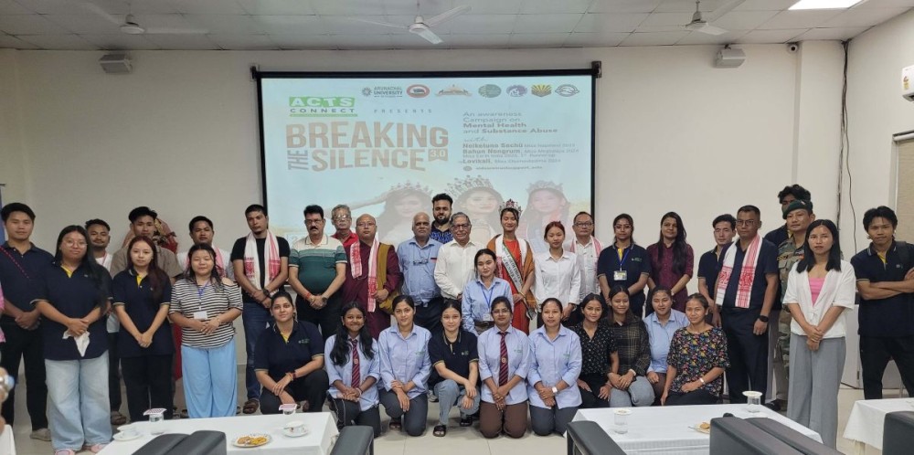Dignitaries and participants of ‘Breaking the Silence’ campaign in Arunachal Pradesh.