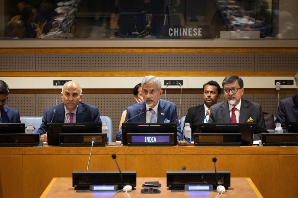 External Affairs Minister S Jaishankar participates in the BRICS foreign ministers’ meeting at the United Nations in New York on Friday, September 26, 2025. (Photo: EAM)