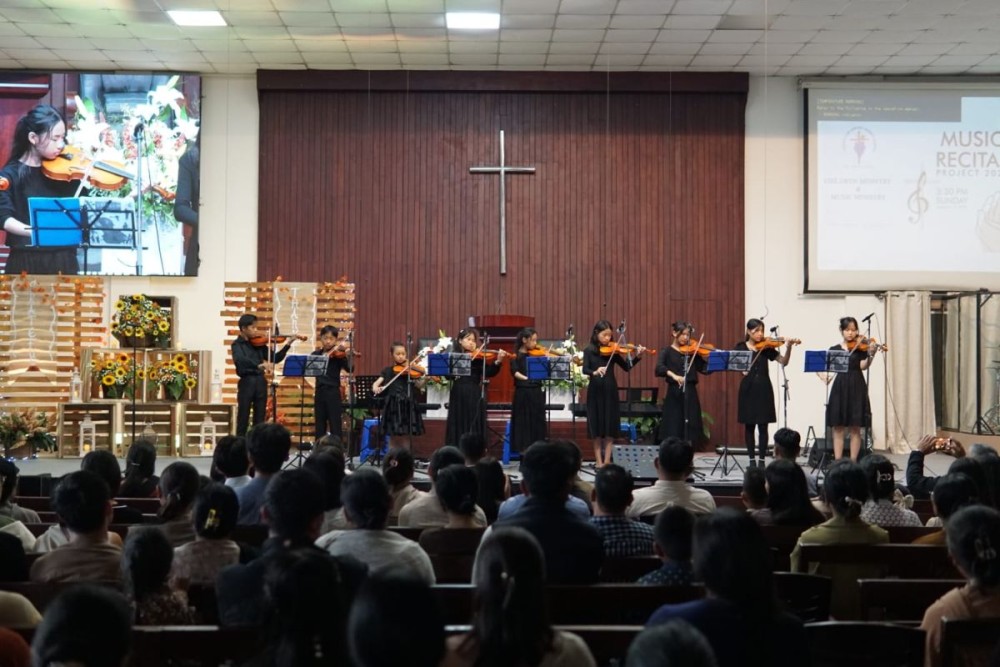 Chakhesang Baptist Church Kohima Children Ministry & Music Ministry organised “Music Recital Project 2026” on September 21.