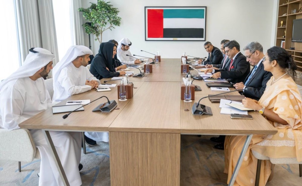 Former Secretary Vikram Misri met UAE's Minister of State for International Cooperation Reem Al Hashimy (File Image Credit: X/@MEAIndia)