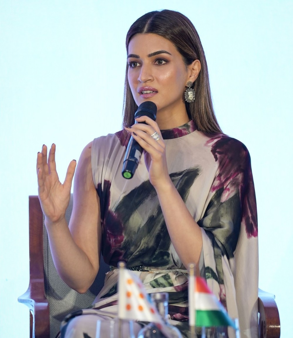 Mumbai: Actor Kriti Sanon at the event after being announced as UNFPA India’s Honorary Ambassador for Gender Equality, in Mumbai, Monday, September 1, 2025. (IANS)