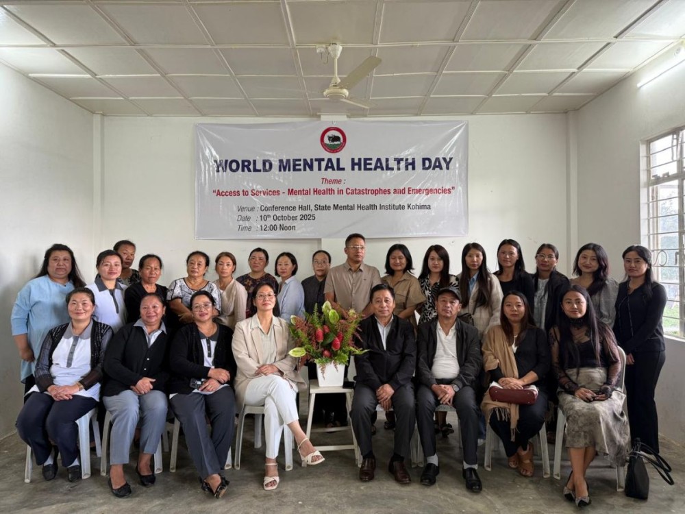 Dignitaries and others during the observance of World Mental Health Day on October 10.