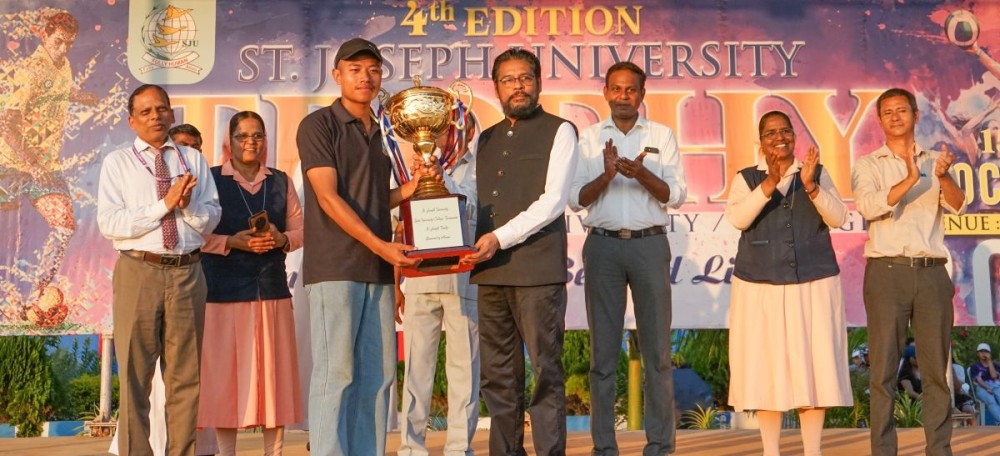 Dimapur Government College emerged as the Overall Champion of the 4th St. Joseph University Trophy 2025 held at St. Joseph University, Chümoukedima.