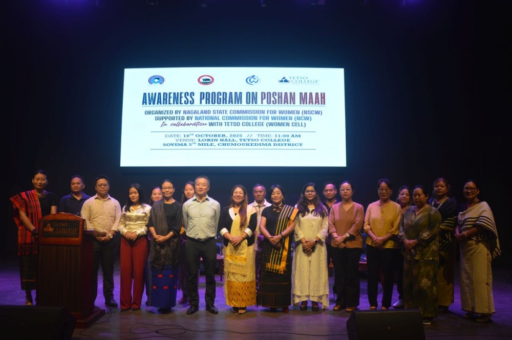 NSCW, supported by NCW and in collaboration with the Women Cell of Tetso College, organised an awareness programme on Poshan Maah on October 10 at Lorin Hall, Tetso College.