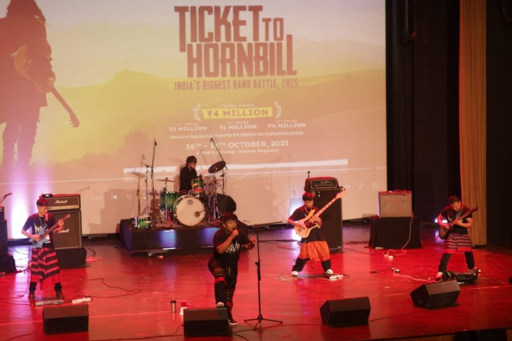A band performs during the audition on October 17.