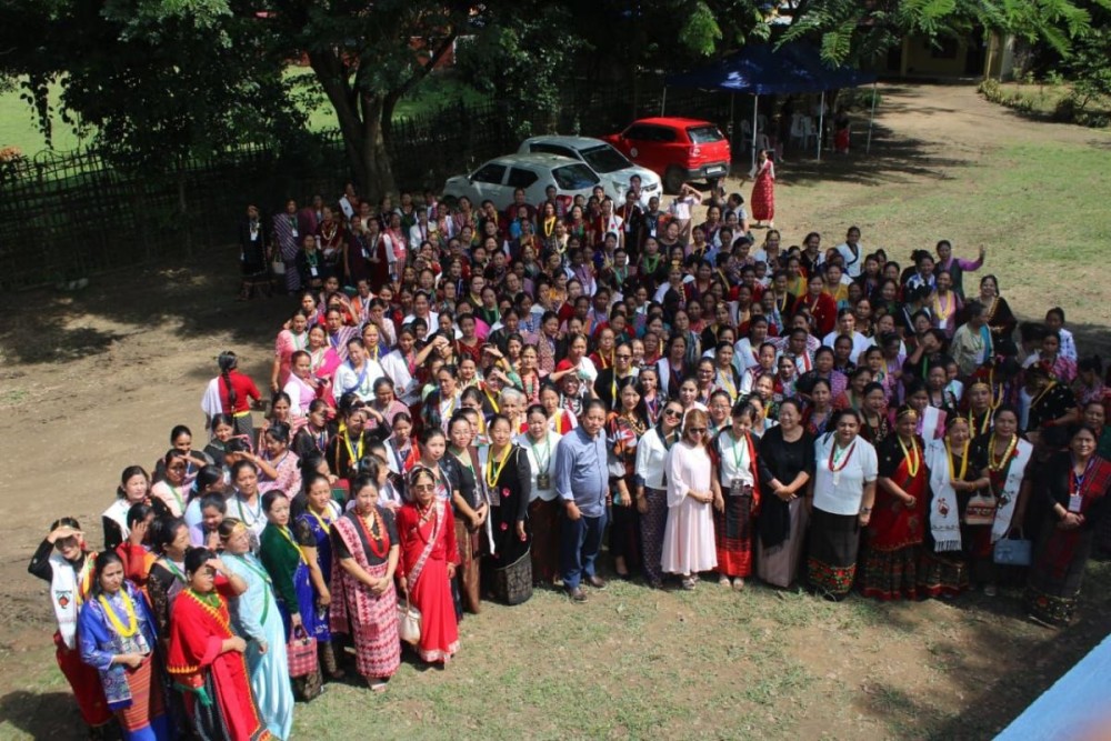 Participants at the 4th Biennial Women Conference held from October 10 to 12 at the AGBCN Mission Centre, Singrijan Village.