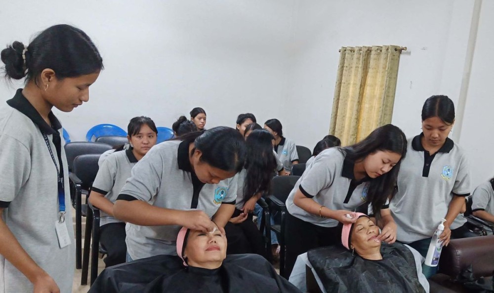 State level workshop on ‘Beauty, Self-Care and Wellness’ organised at the Dimapur Government College seminar hall on October 22.