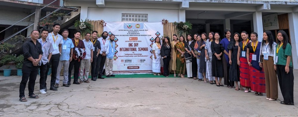 Eastern Christian College, Dimapur hosted an international seminar on “Indigenous Knowledge: Cultural Preservation and Revitalization” on October 18.