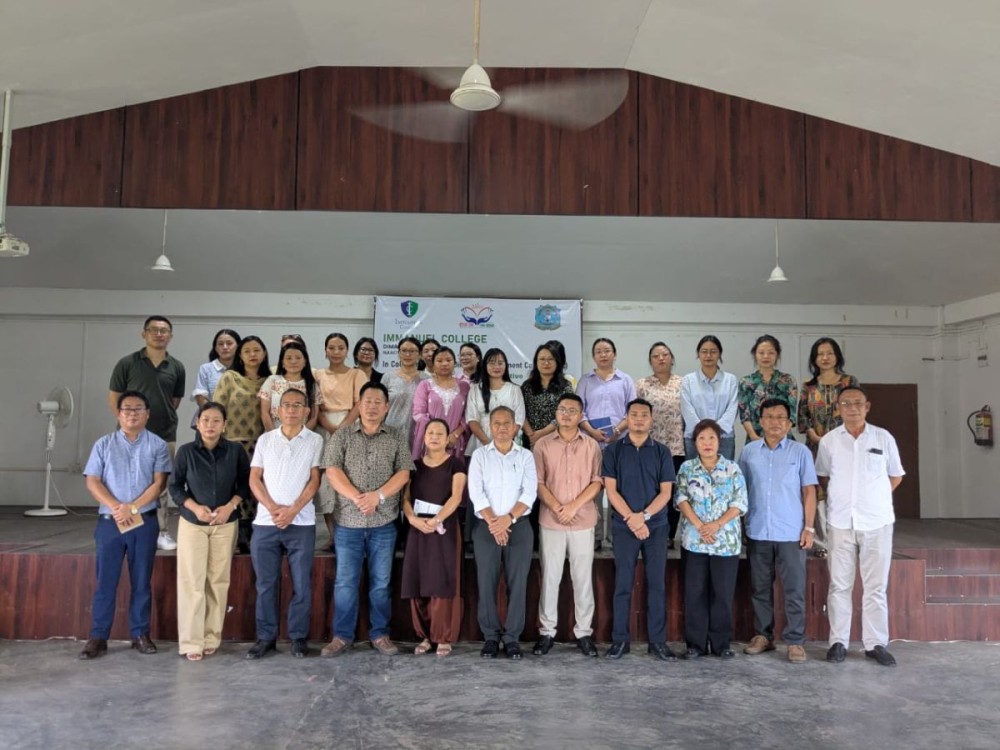 A workshop on ‘Rainwater Harvesting and Groundwater Recharging’ was organised by Immanuel College in collaboration with Dimapur Government College on October 13.