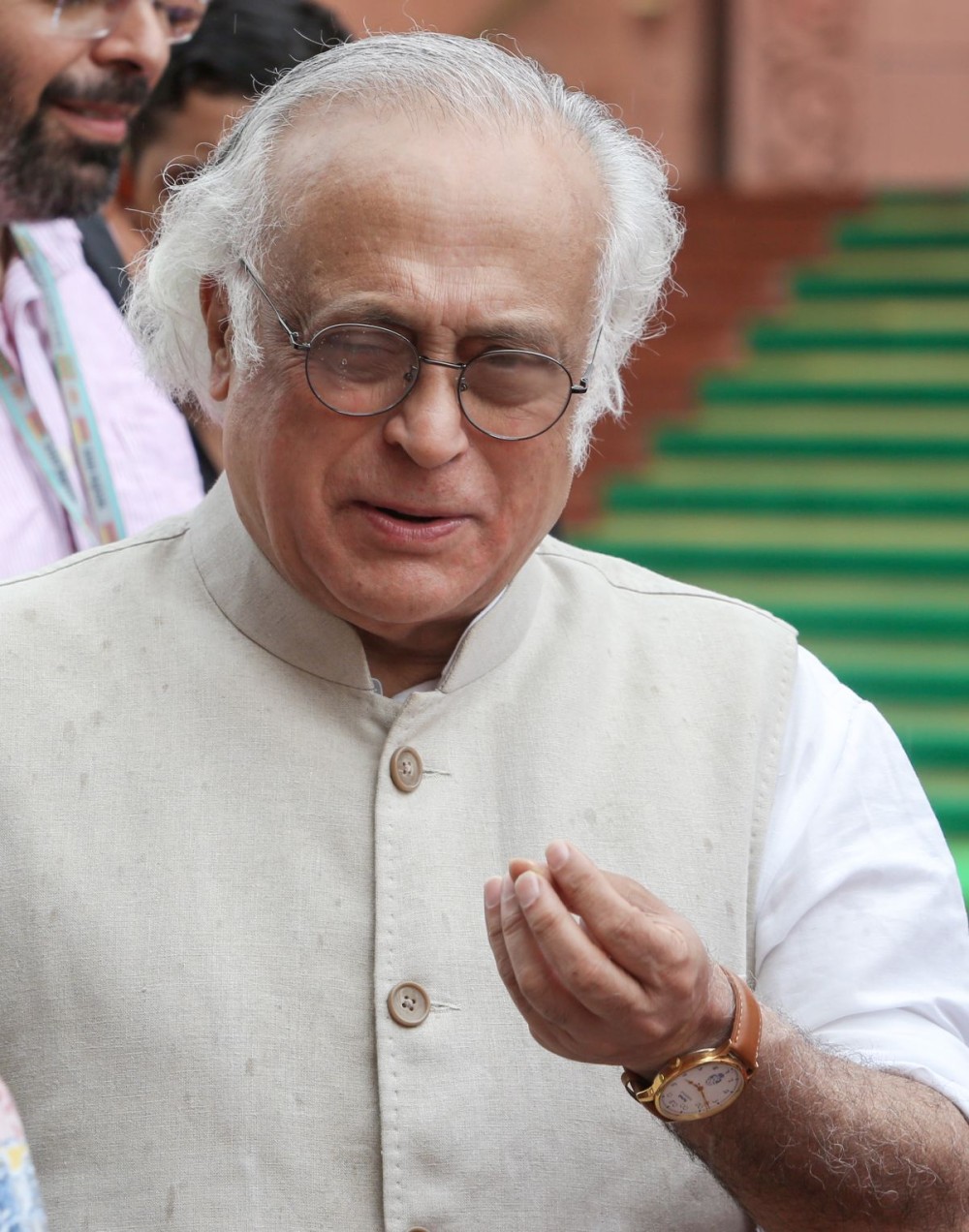 Congress MP Jairam Ramesh at the Parliament House during the Monsoon Session of the 18th Lok Sabha, in New Delhi on Tuesday, July 22, 2025. (Photo: IANS/Prem Nath Pandey)
