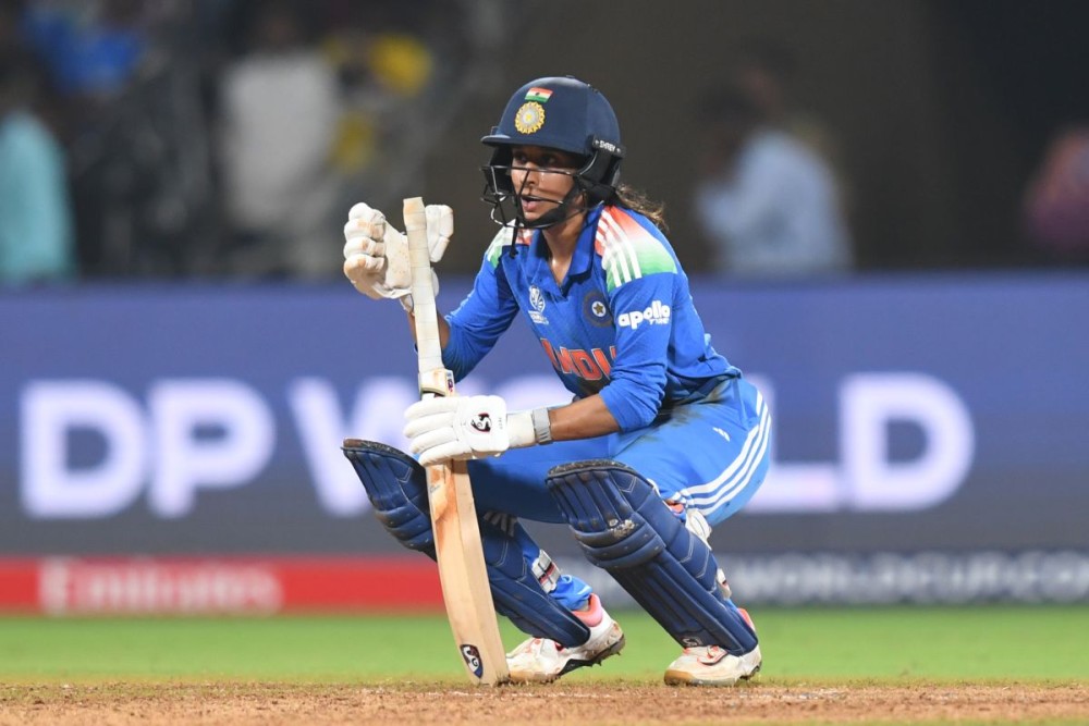 Navi Mumbai: India's Jemimah Rodrigues during the ICC Women’s World Cup ODI semi-final match between India Women and Australia Women at DY Patil Stadium in Navi Mumbai on Thursday, October 30, 2025. (Photo: IANS)