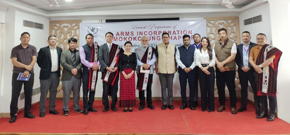 Dignitaries, officials and stakeholders during the launch of ARMS Incorporation (Mokokchung Chapter) held at Whispering Winds, Mokokchung on October 29. (Morung Photo)