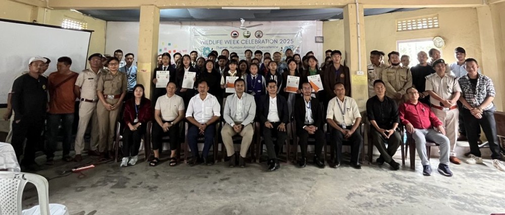 Wildlife Week 2025 event was held at the community hall, Forest Colony, Wokha on October 8.