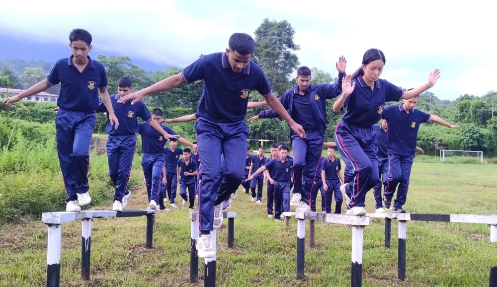 Cadets during the 109 Combined Annual Training Camp for the training year 2025-26 held from October 6 to 15.