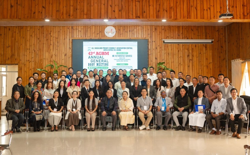 All Nagaland Private Schools’ Association Central held its 43rd Annual General Body Meeting at NBCC Platinum Hall, Kohima on October 16.