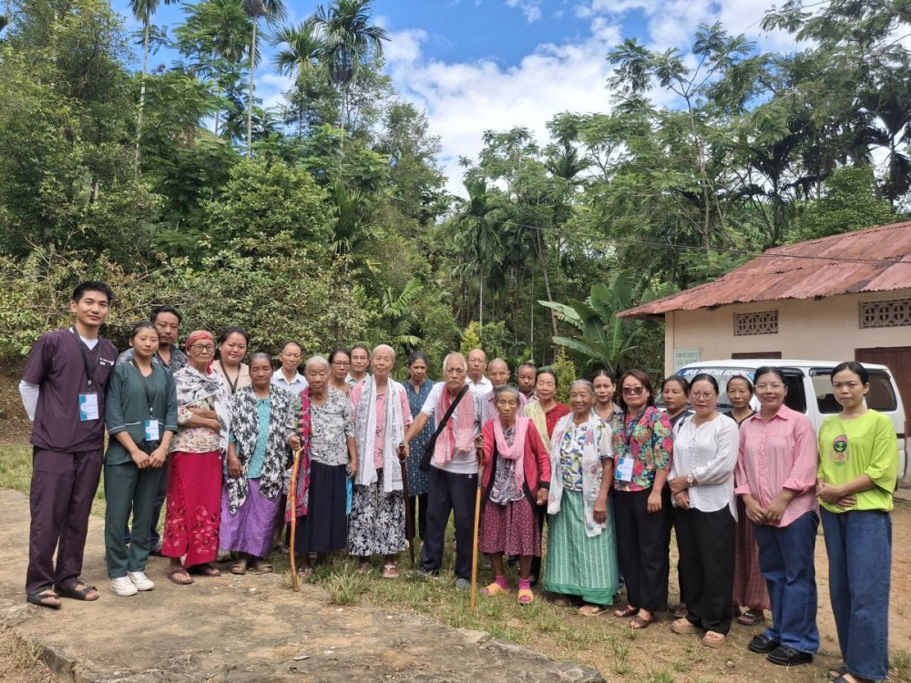 35 elderly individuals receive essential medical care and necessary medications during World Hospice and Palliative Care Day at Merangkong on October 11.