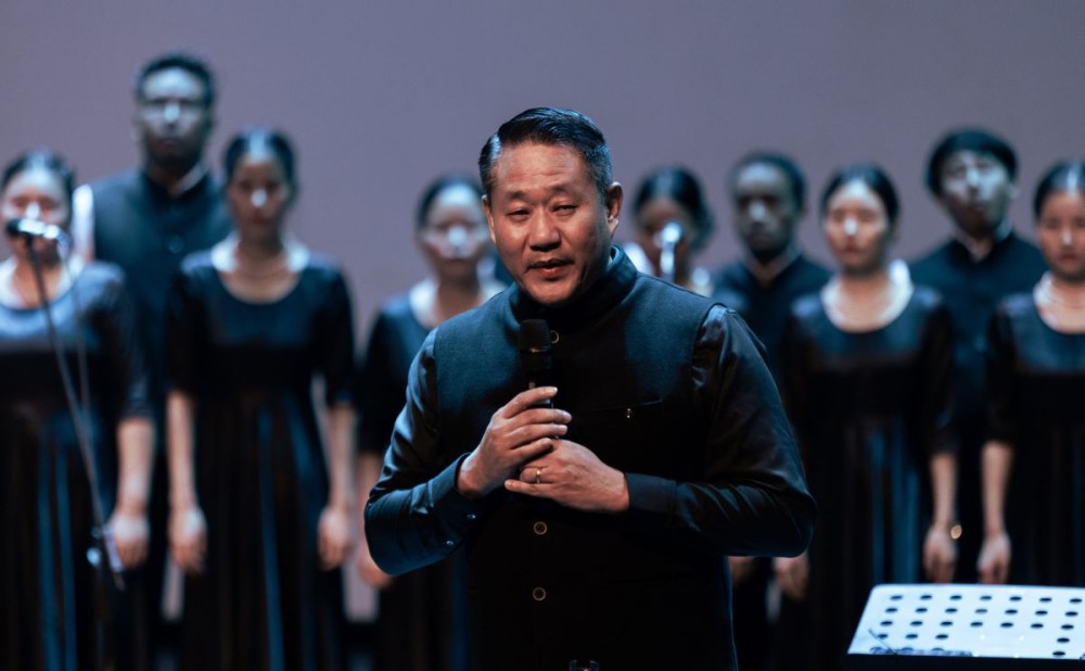 Lipokmar Tzudir, choral conductors and music educators, and founder of Nagaland Conservatory of Music.