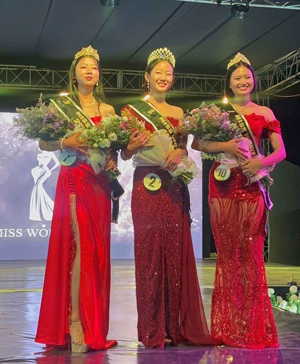 Grace Kikon wins Miss Wokha 2025; Yisanbeni Tsanglao and Nzanbeni Humtsoe were declared the first and second runners-up respectively.