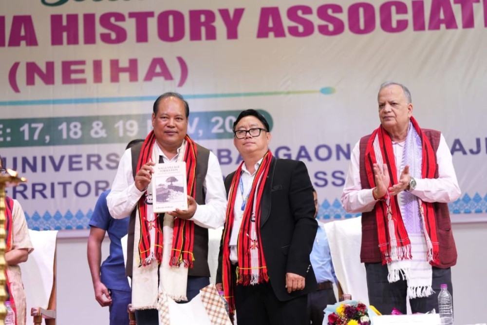 The book “Naga Village Formation: Oral History and Archaeology” was released at Bodoland University during the 44th session of North East India History Association on November 17.