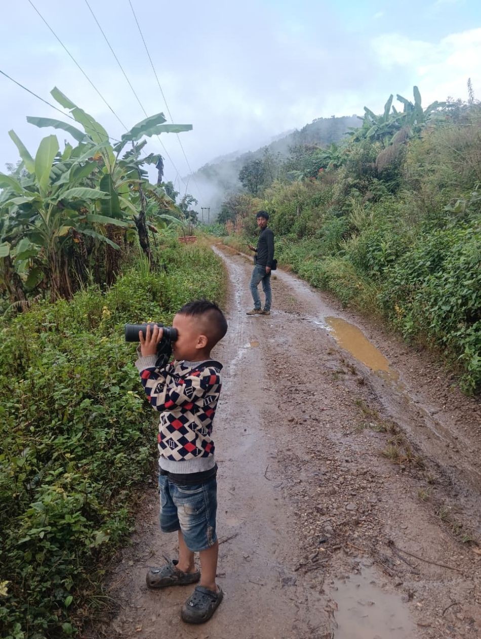 A young participant from Jenty village near Pungro town during the TEBC 2025.