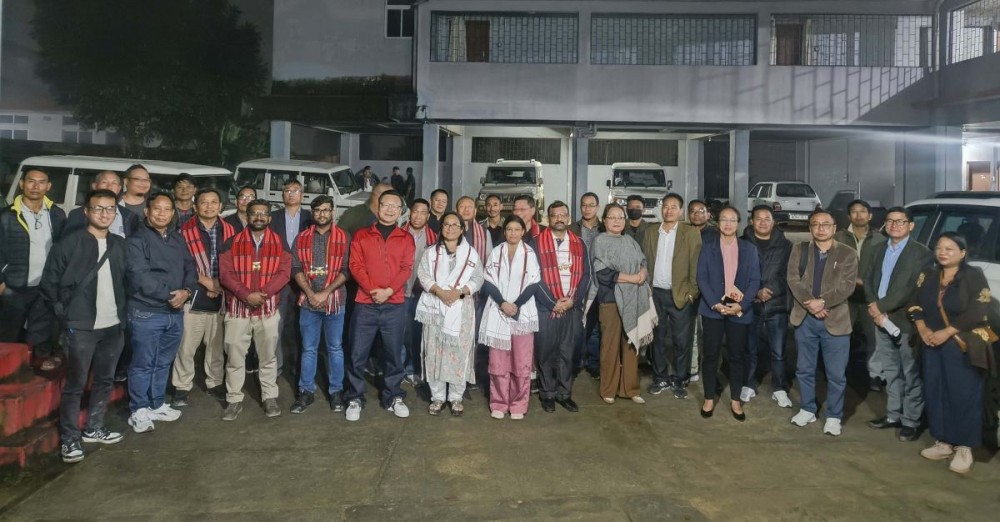 The team of 17th CRM along with the DC, CMO and other Civil Society leaders of Mon district.