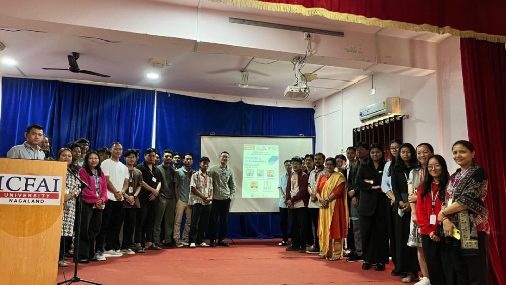 The Department of Computer Science, ICFAI University Nagaland in collaboration with HNNOIX India PvtLtd organised a sessi on on “6G Awareness & Innovation” on November 18.