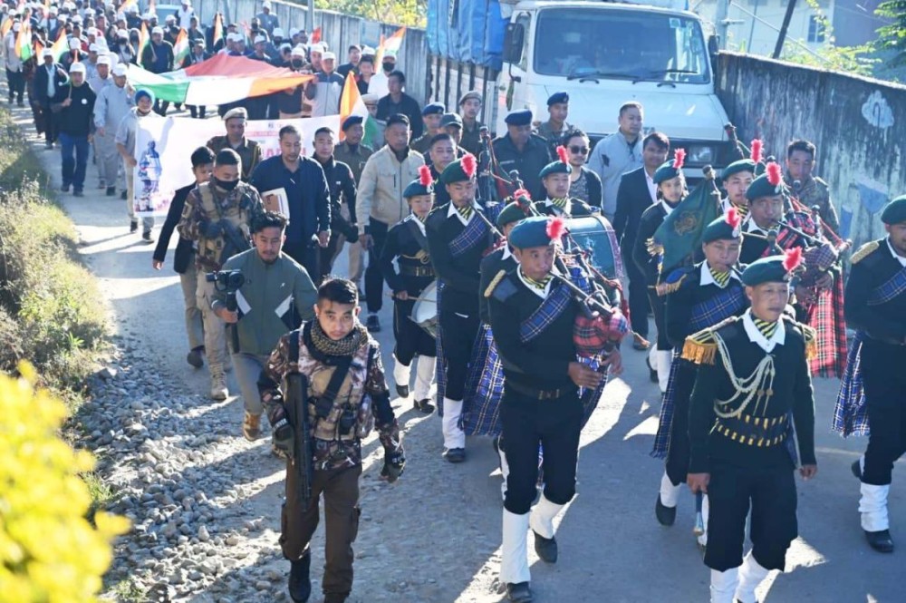 Tuensang district marked the 150th birth anniversary of Sardar Vallabhbhai Patel with a Unity March and a culmination programme on November 18.