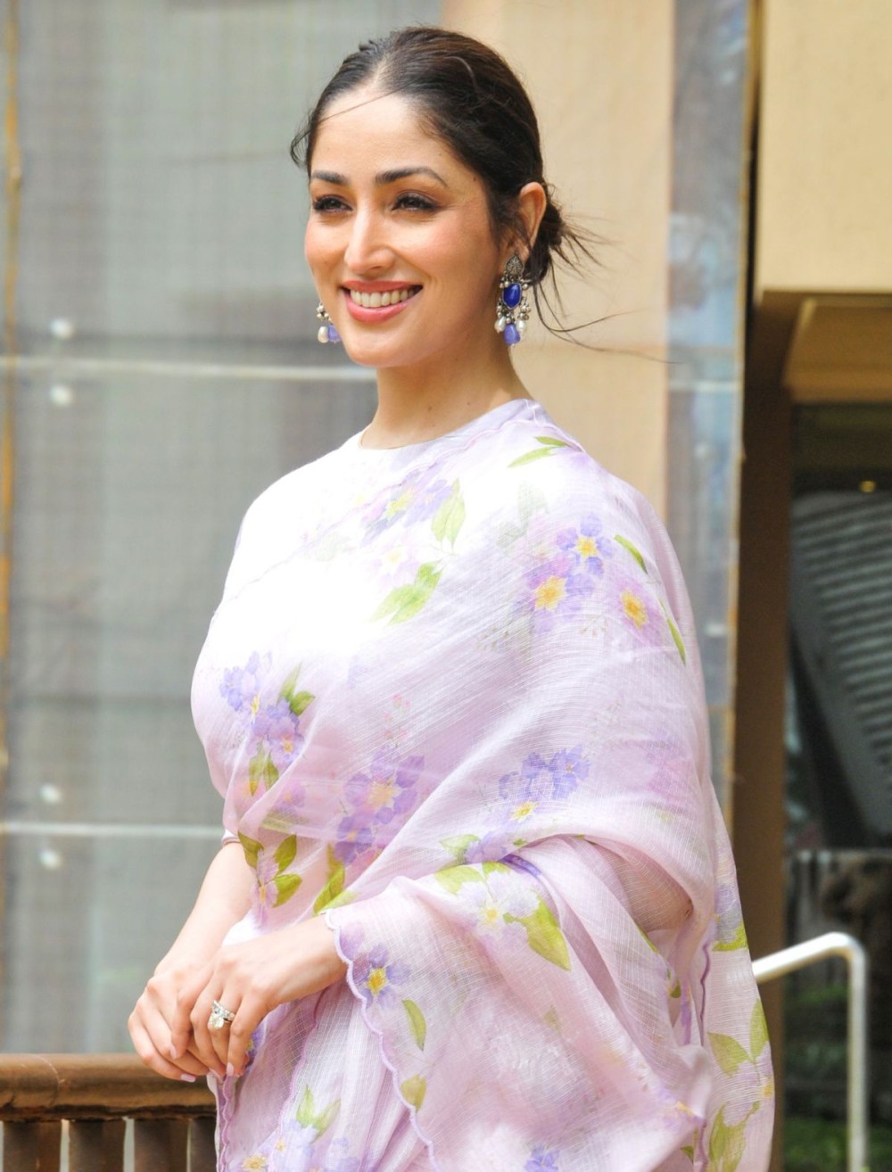 Mumbai: Actress Yami Gautam poses for photographs while attending a promotional event for her upcoming film 'OMG 2' in Mumbai on Tuesday, August 08, 2023. (Photo: IANS)