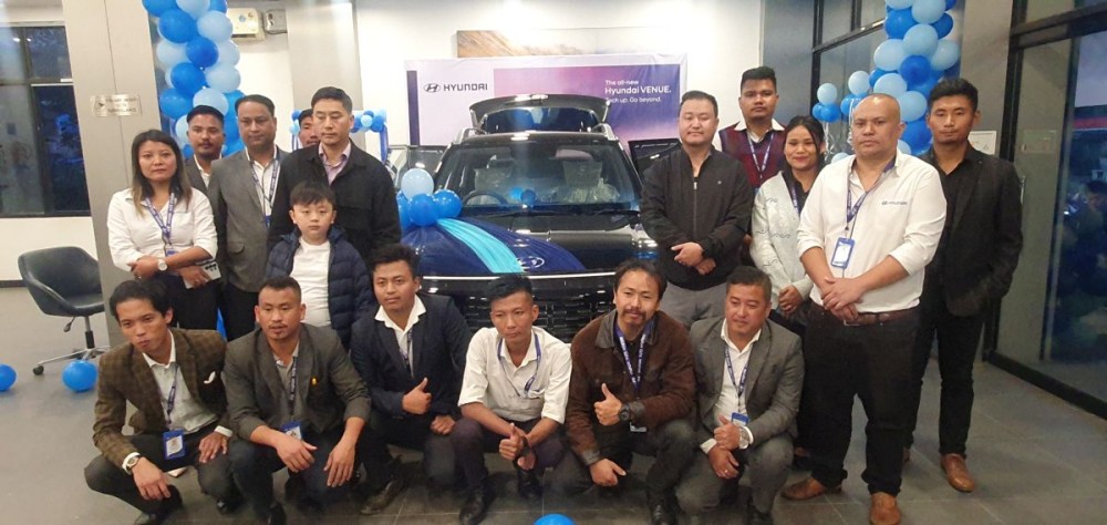 RTO Kohima, Roben Mesen, unveiled the new Hyundai Venue – Tech up, Go Beyond at Vuto Hyundai Kohima on November 4.