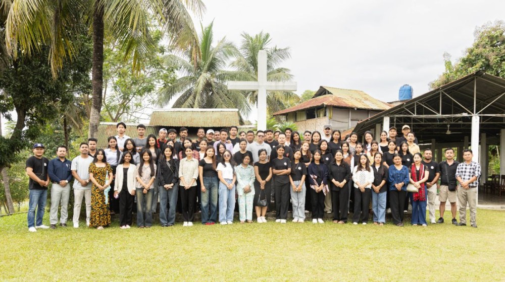 Youth members of the Nepali/Gorkha churches at a one-day autumn retreat programmed held at Life Spring Corner, Dimapur.