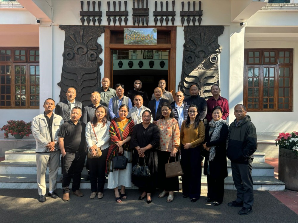 Members of the Organizing Committee for the upcoming Rev Franklin Graham Reception called upon the office bearers of the Dimapur and Chümoukedima Pastors' Union for a joint coordination meeting at Niathu Resort. The committee members appealed to all believers and church leaders, “irrespective of denominations,” to pray and extend their cooperation for the event. The reception for Rev Franklin Graham is set to be held at the Indira Gandhi Stadium, Kohima on November 30.