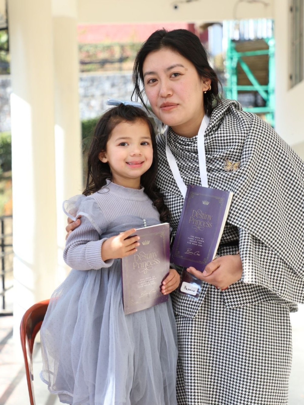 Writer Bernice Chasie poses for lens after the release of the book ‘Destiny Princess’ at Kros College Kohima on December 6.