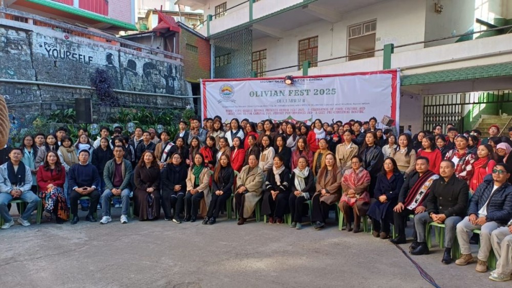 Dignitaries and others during Olivian Fest 2025 in Kohima on December 11.